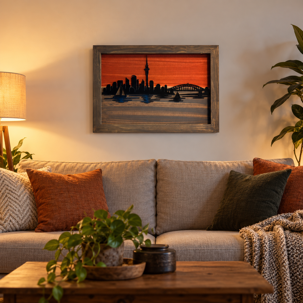 Auckland Skyline | Twilight Wall Art