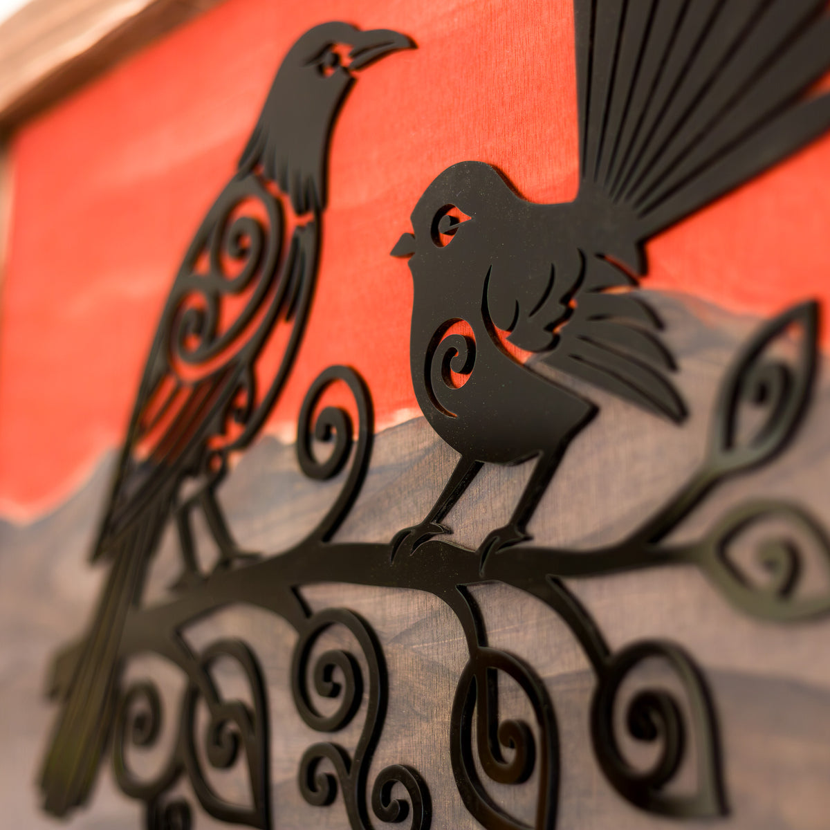 Tūī & Fantail | Twilight Wall Art
