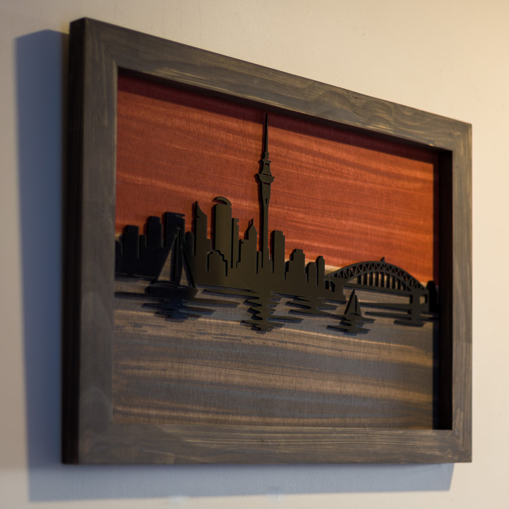 Auckland Skyline | Twilight Wall Art