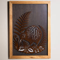 Kiwi – A3 Signature Wall Art (Oak or Walnut)