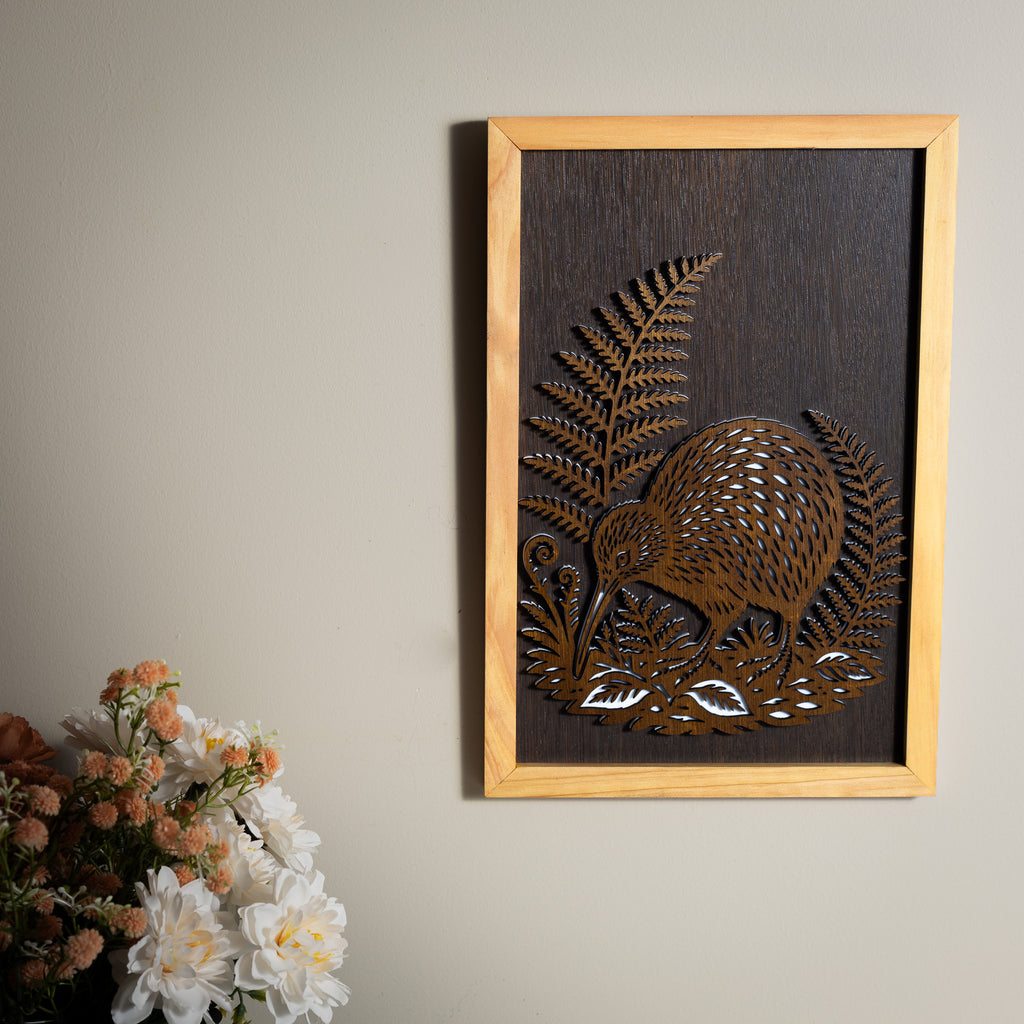 Kiwi - 3-Layer Framed Wall Art