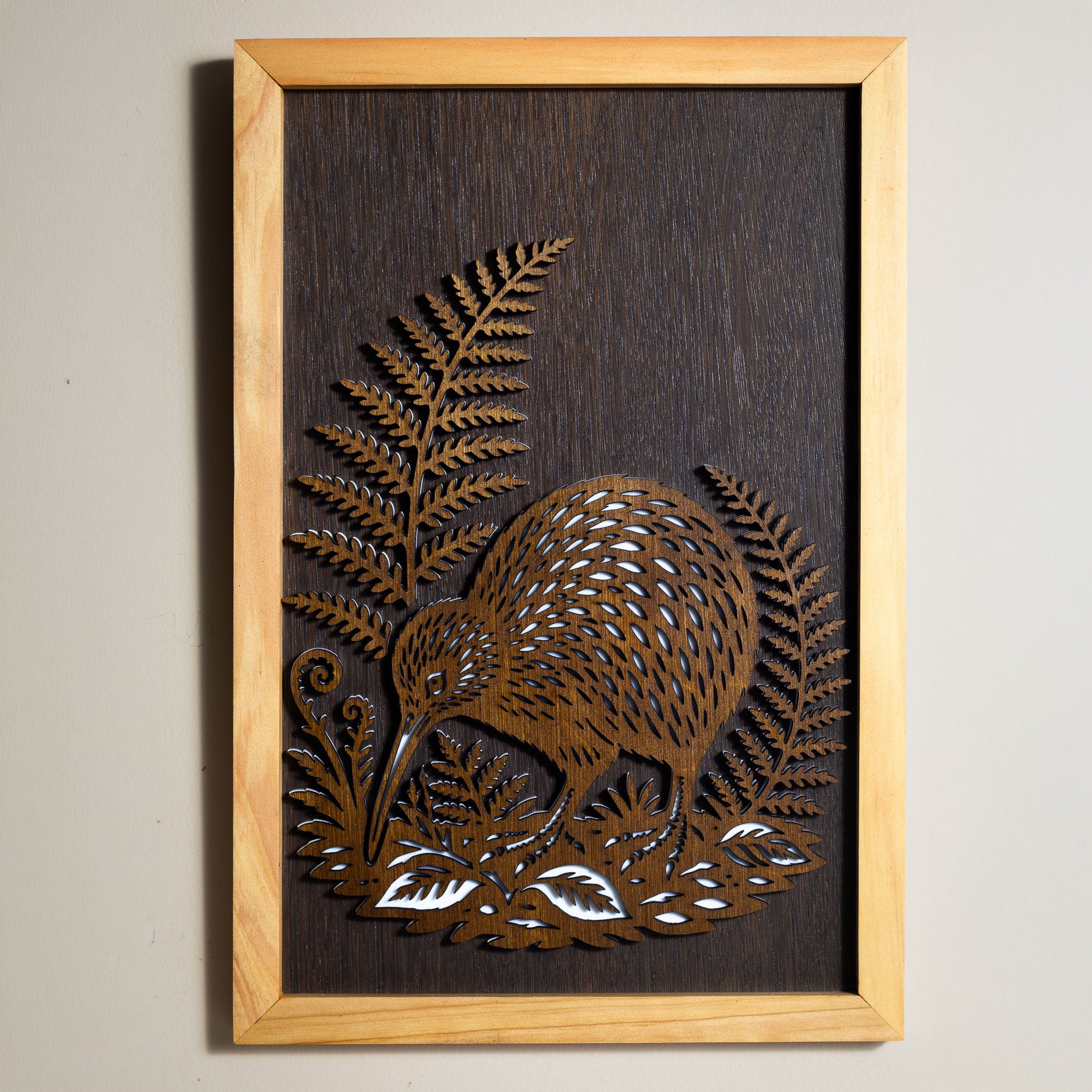 Kiwi - 3-Layer Framed Wall Art
