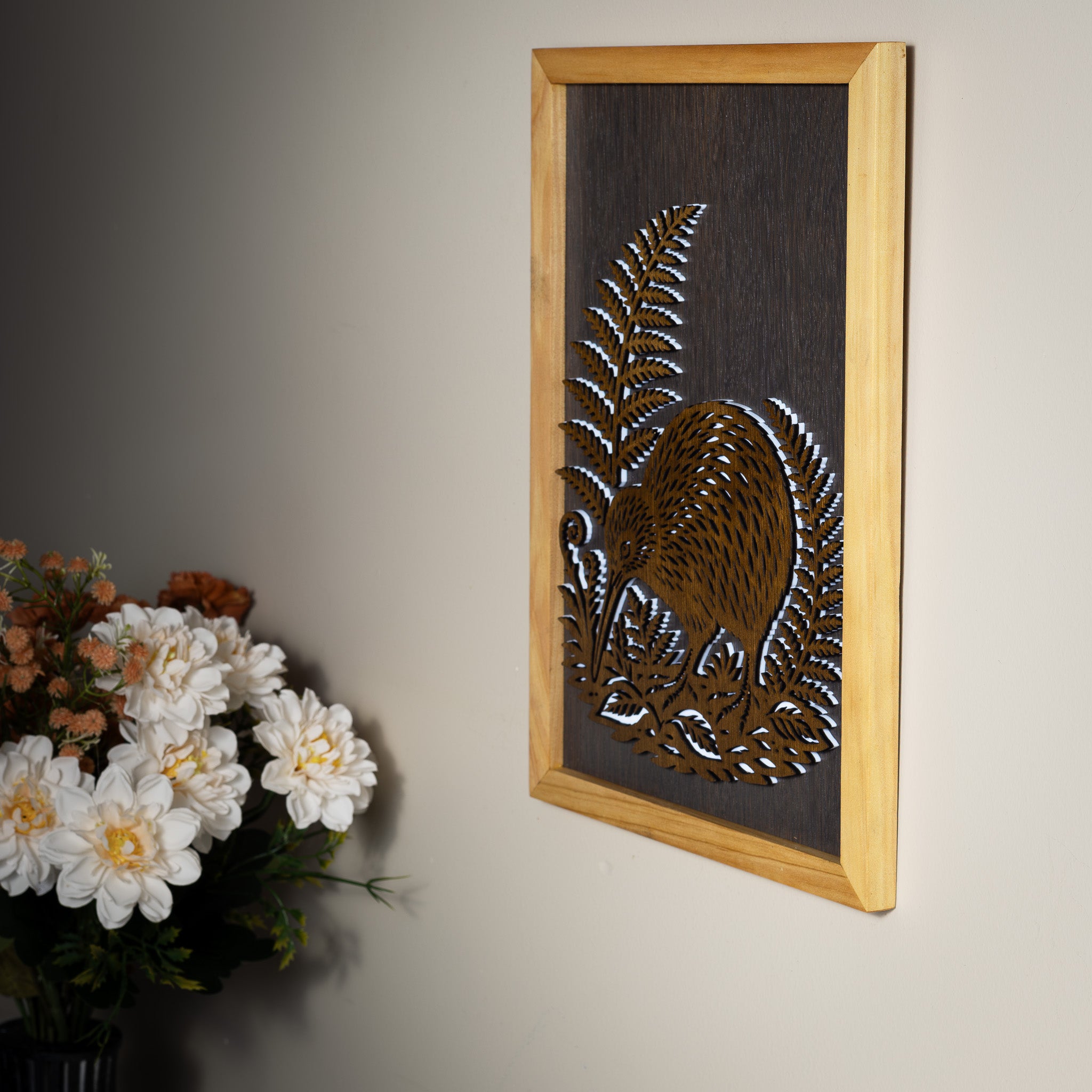 Kiwi - 3-Layer Framed Wall Art