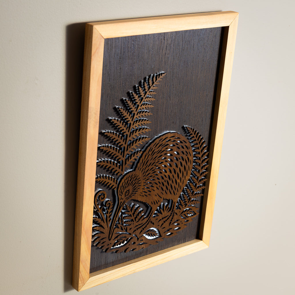 Kiwi - 3-Layer Framed Wall Art