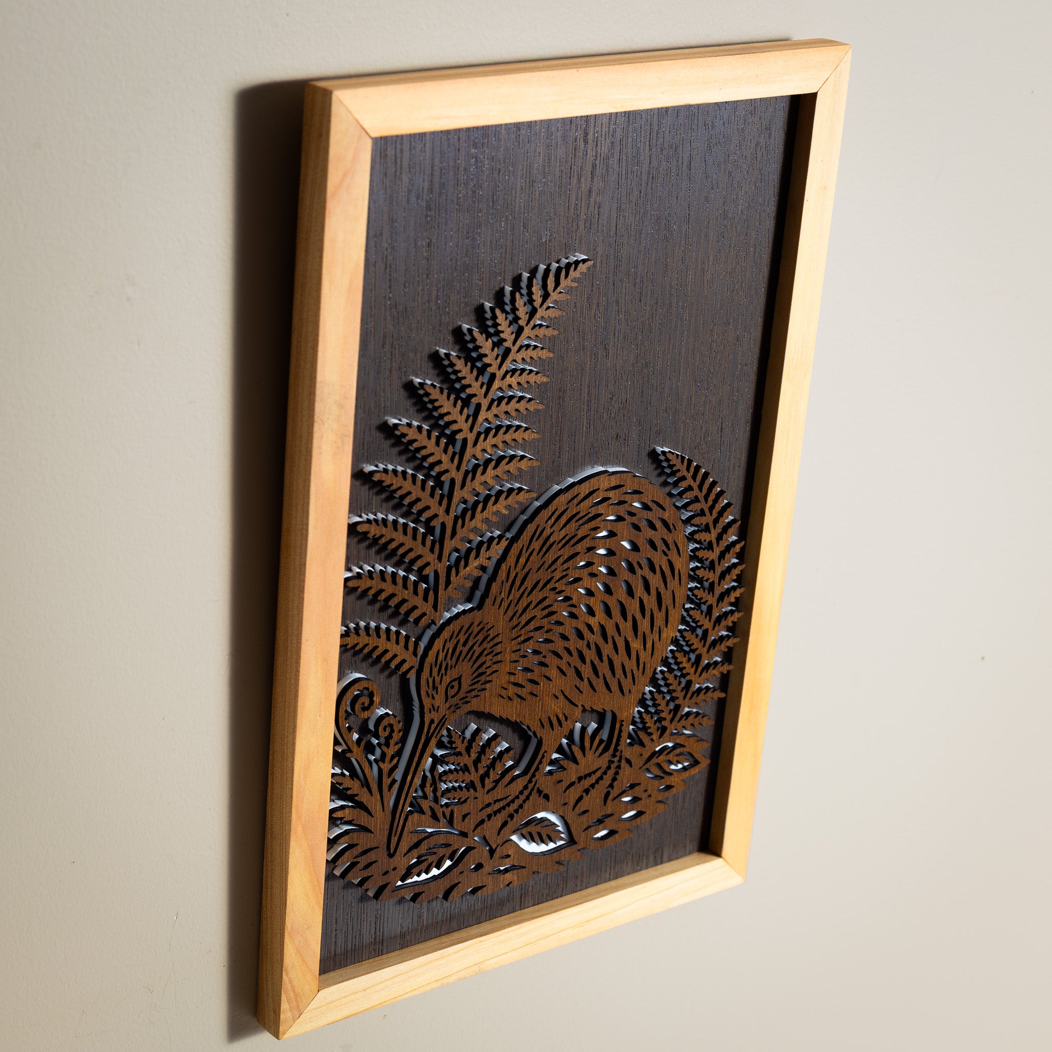 Kiwi - 3-Layer Framed Wall Art