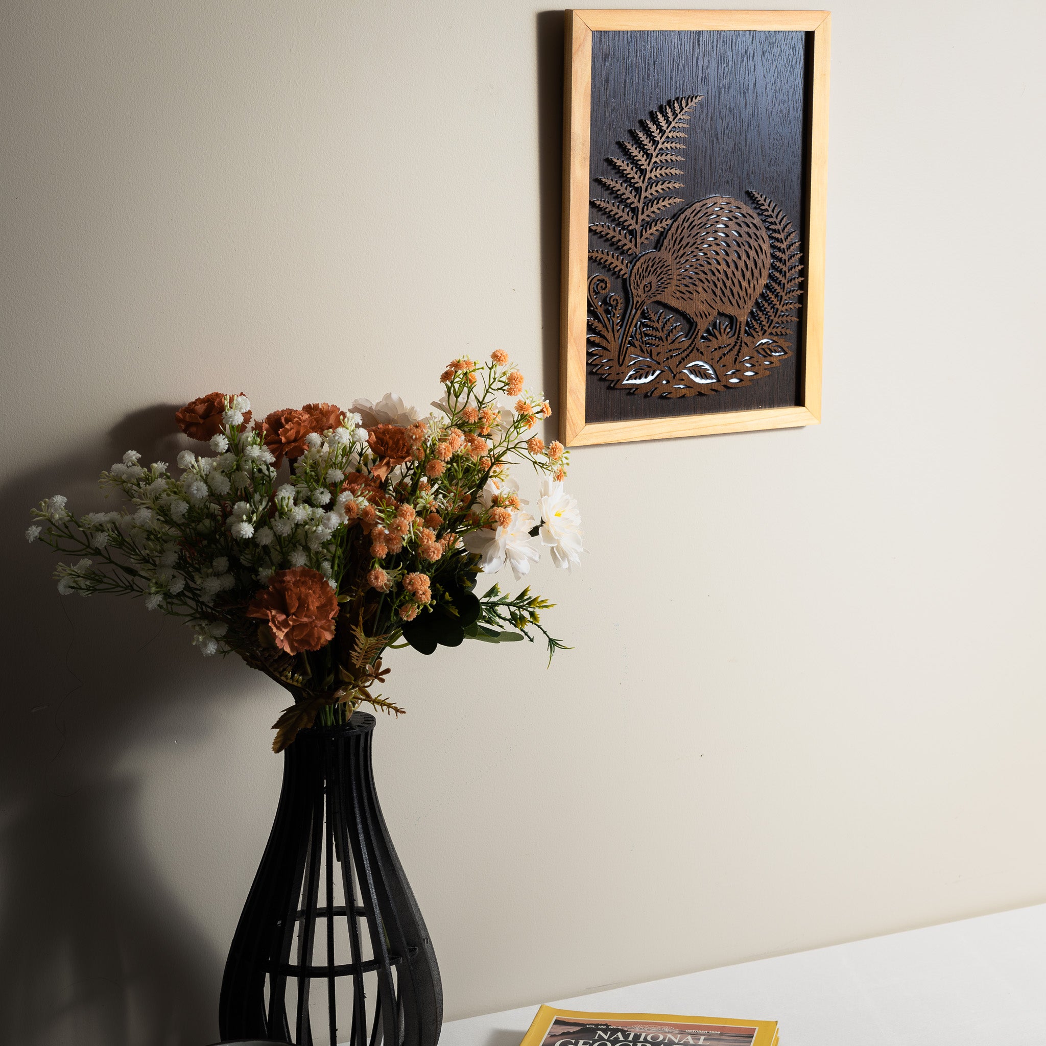 Kiwi - 3-Layer Framed Wall Art