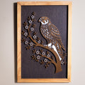 New Zealand Falcon / Kārearea - 3-Layer Framed Wall Art