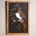 New Zealand Wood Pigeon / Kererū - 3-Layer Framed Wall Art