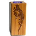NZ Bird Macrocarpa Candle Holder – Large