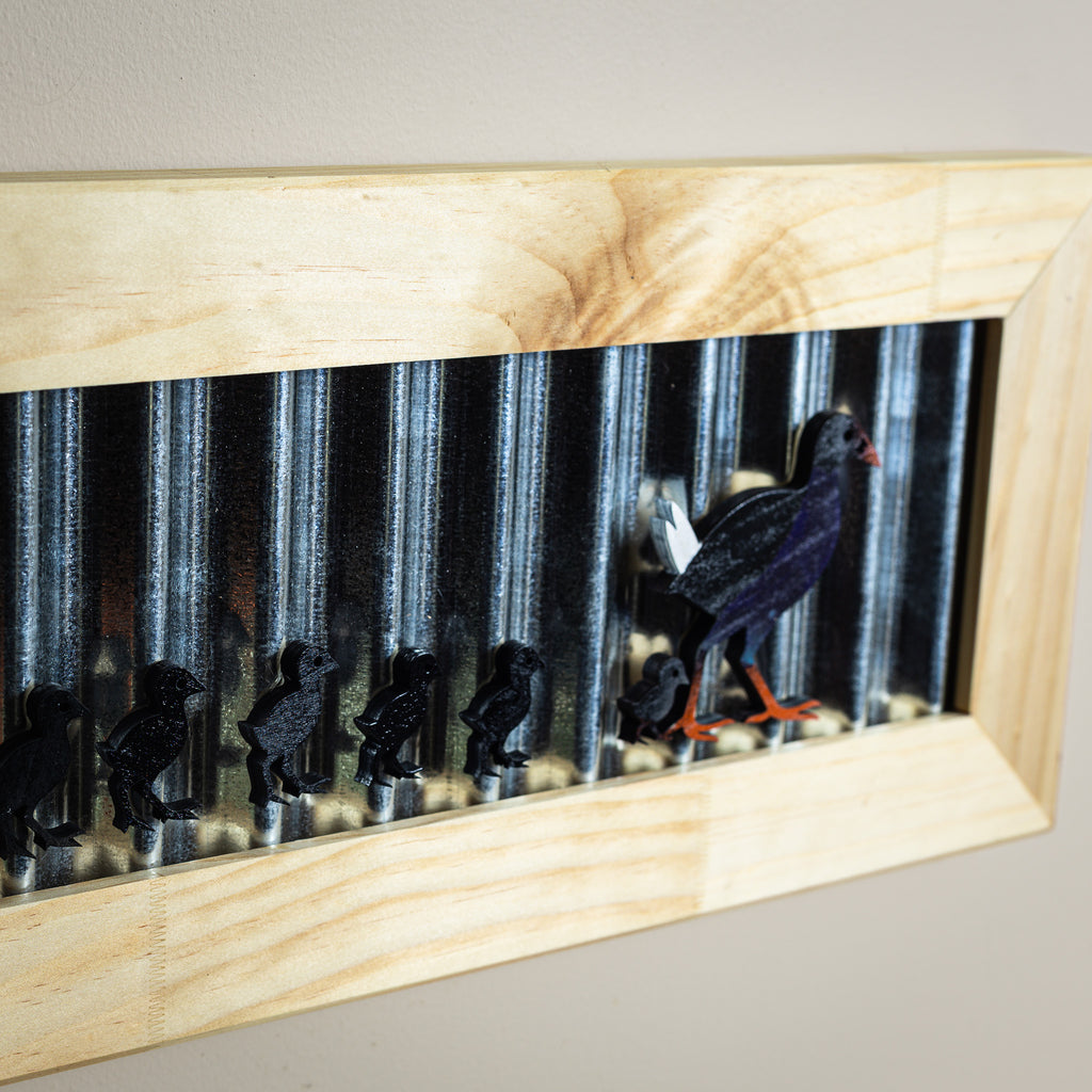 Corrugated Iron Wall Art – NZ Scenes | Handmade NZ Timber | furnACE