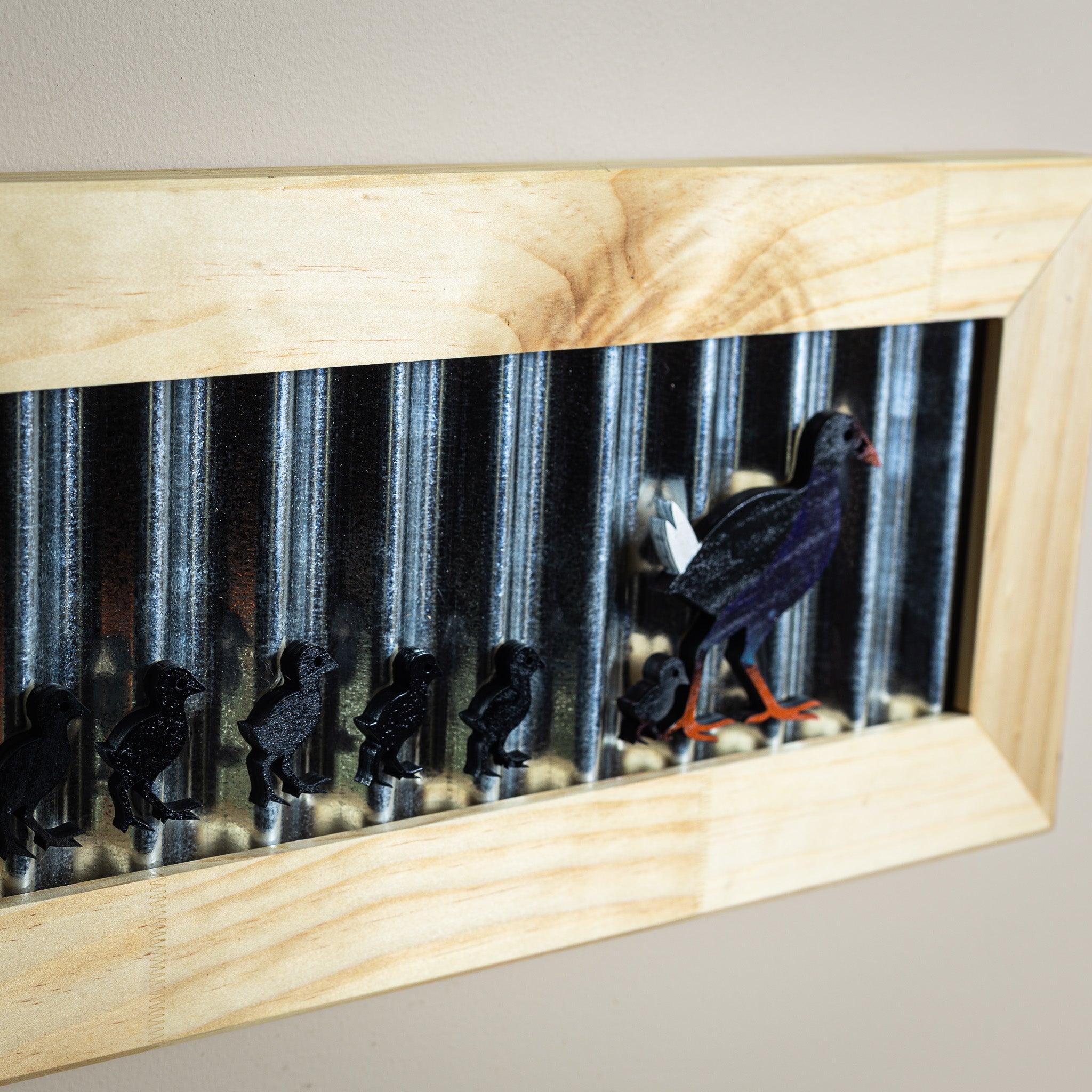 Corrugated Iron Wall Art – NZ Scenes | Handmade NZ Timber | furnACE
