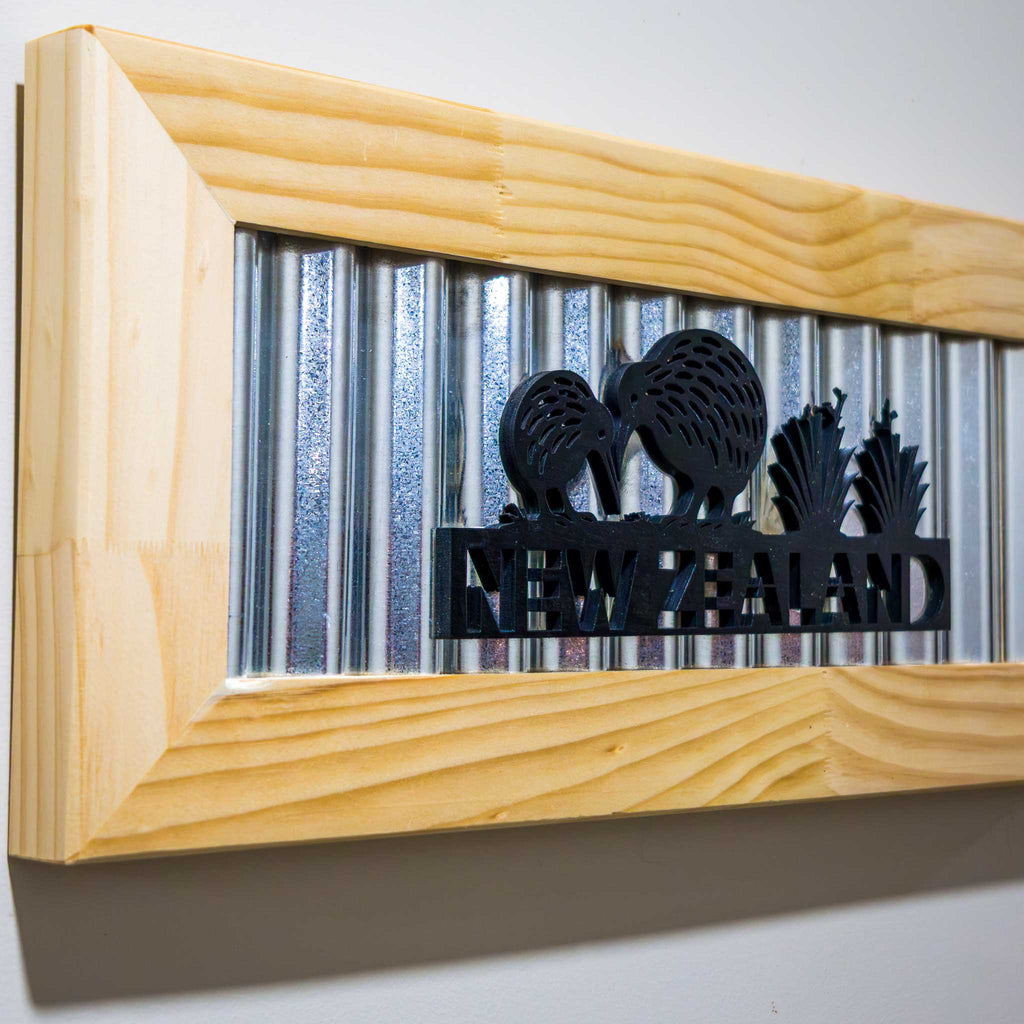 Corrugated Iron Wall Art – NZ Scenes | Handmade NZ Timber | furnACE