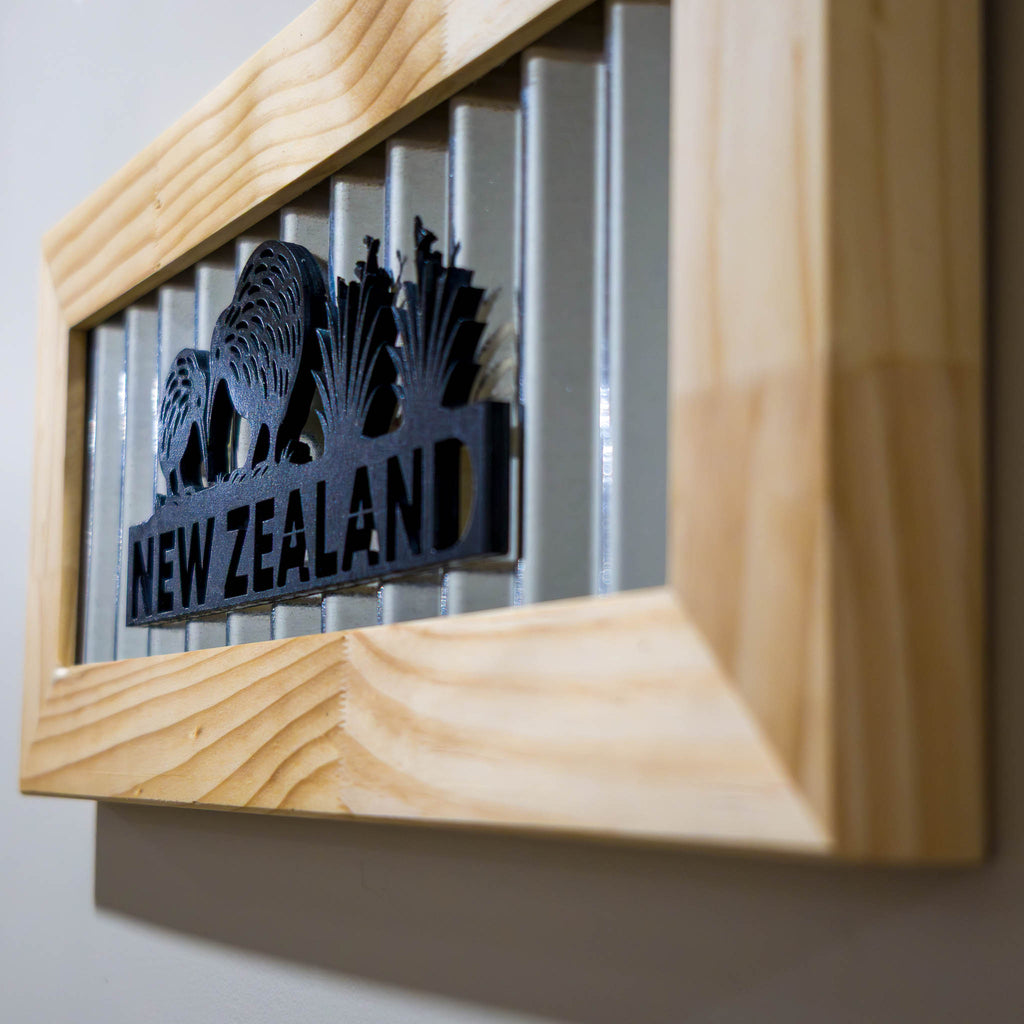 Corrugated Iron Wall Art – NZ Scenes | Handmade NZ Timber | furnACE