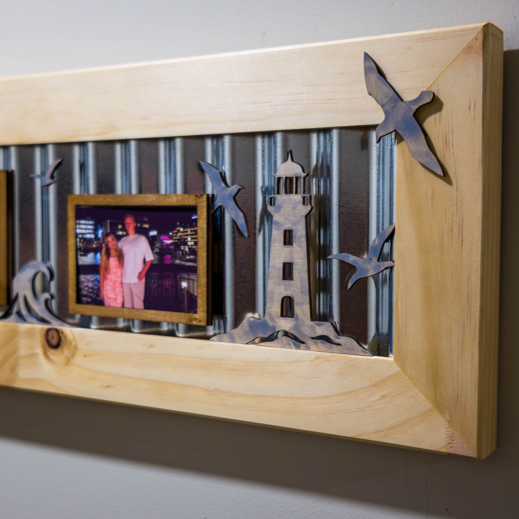 Corrugated Iron Photo Frame – Portrait Standard | Handmade NZ Timber | furnACE