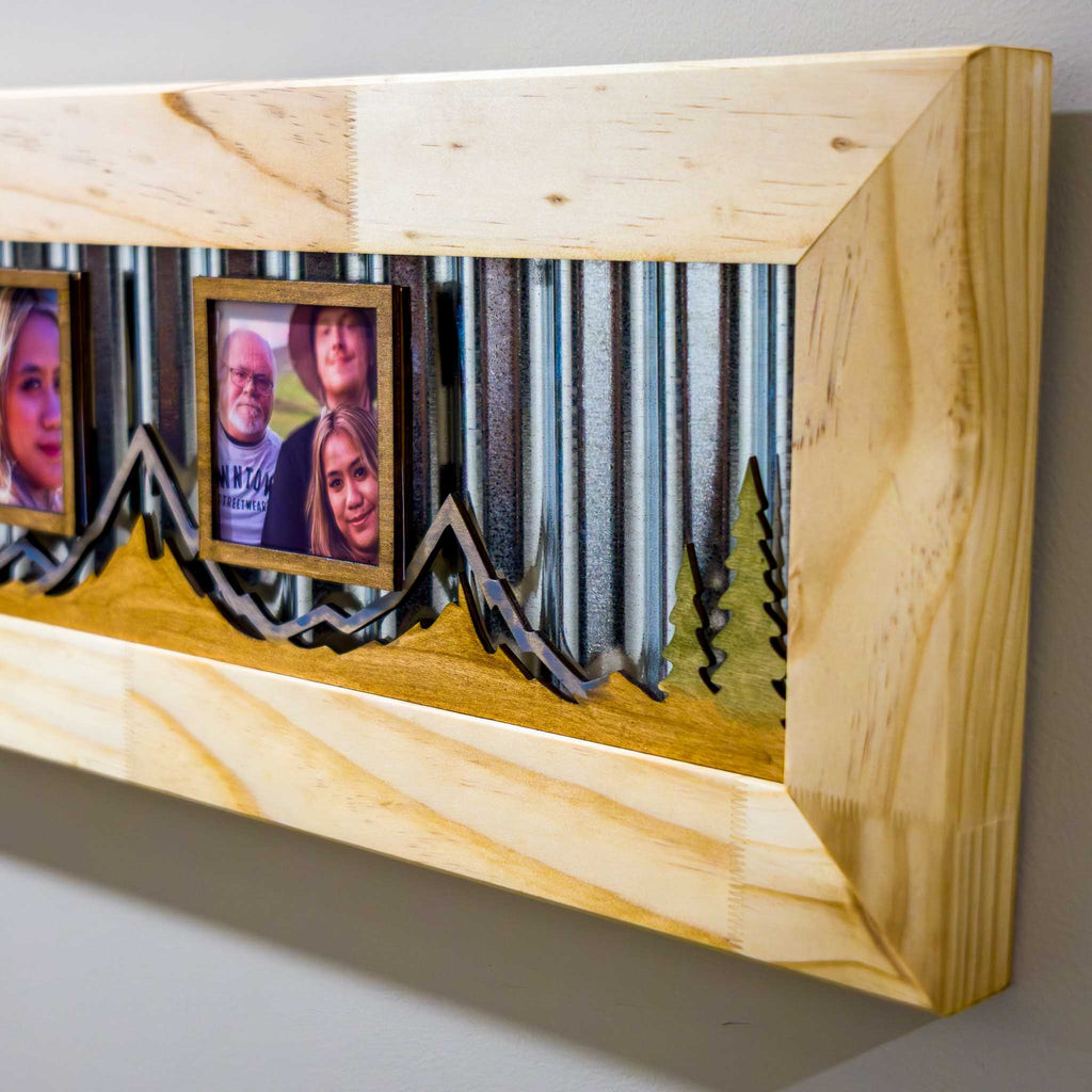Corrugated Iron Photo Frame – Portrait Standard | Handmade NZ Timber | furnACE
