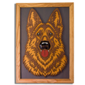 German Shepherd Layered Timber Wall Art – A3