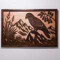Kea Alpine Landscape – Large Wall Art (750×490mm) | Handmade NZ Timber | furnACE