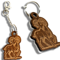 Zodiac Wooden Keyrings