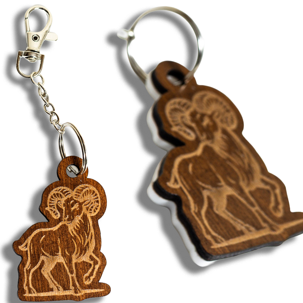 Zodiac Wooden Keyrings