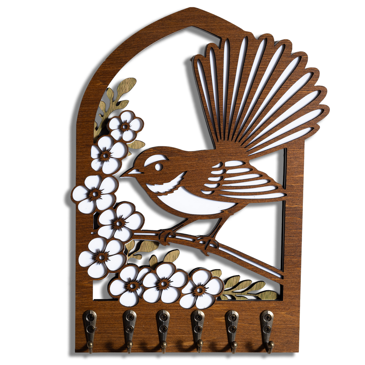 Fantail Timber Key Holder