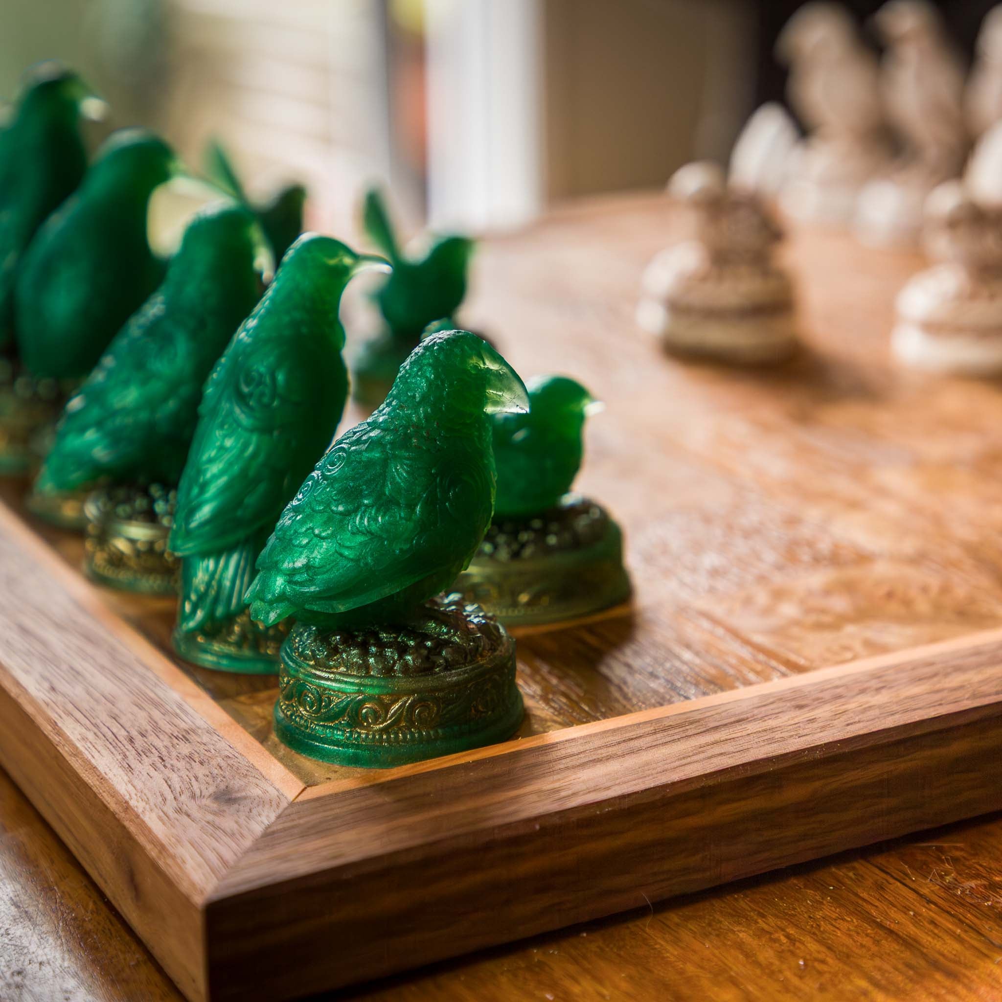 NZ Native Bird Chess Set | Collector Heirloom | Handmade in NZ | furnACE