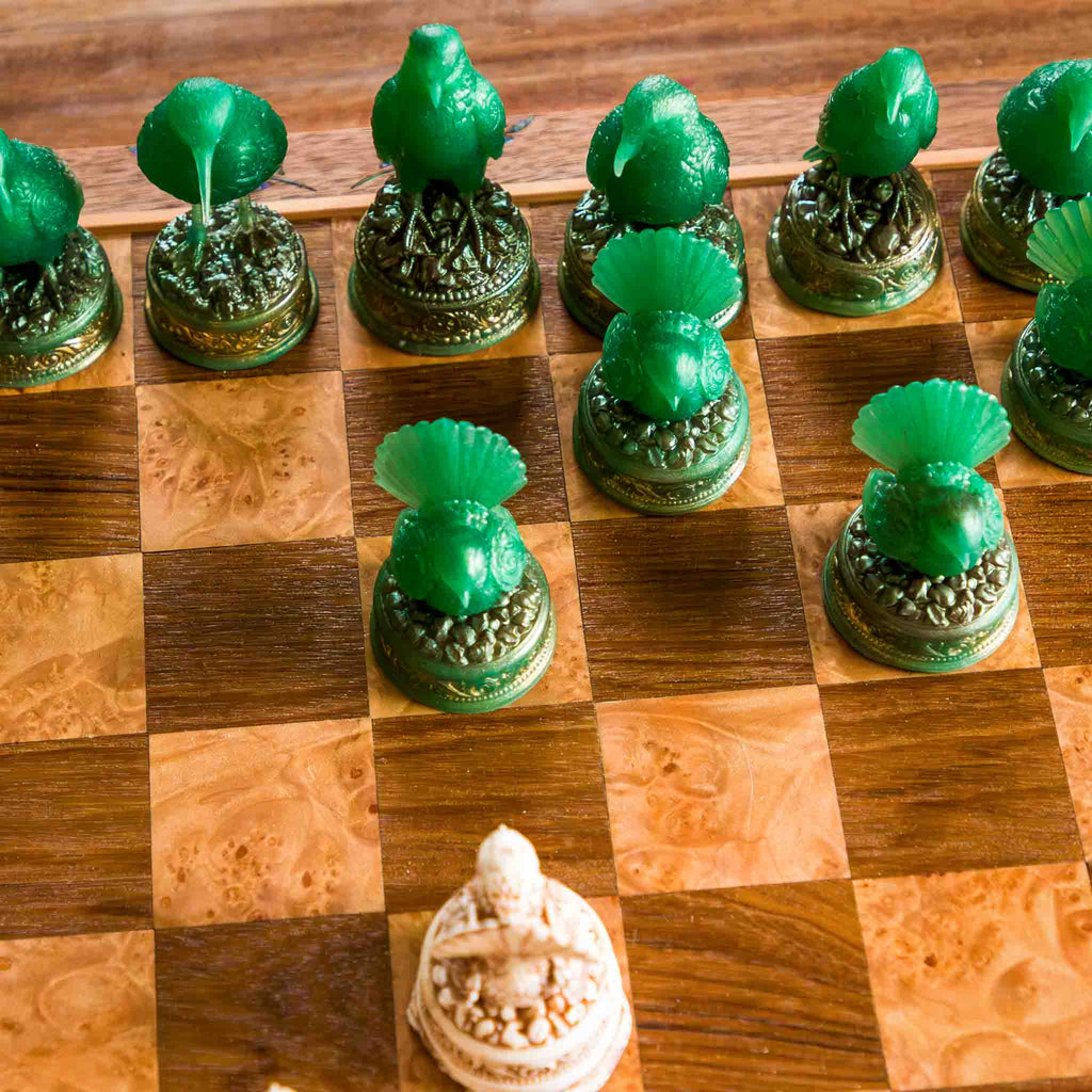 NZ Native Bird Chess Set | Collector Heirloom | Handmade in NZ | furnACE