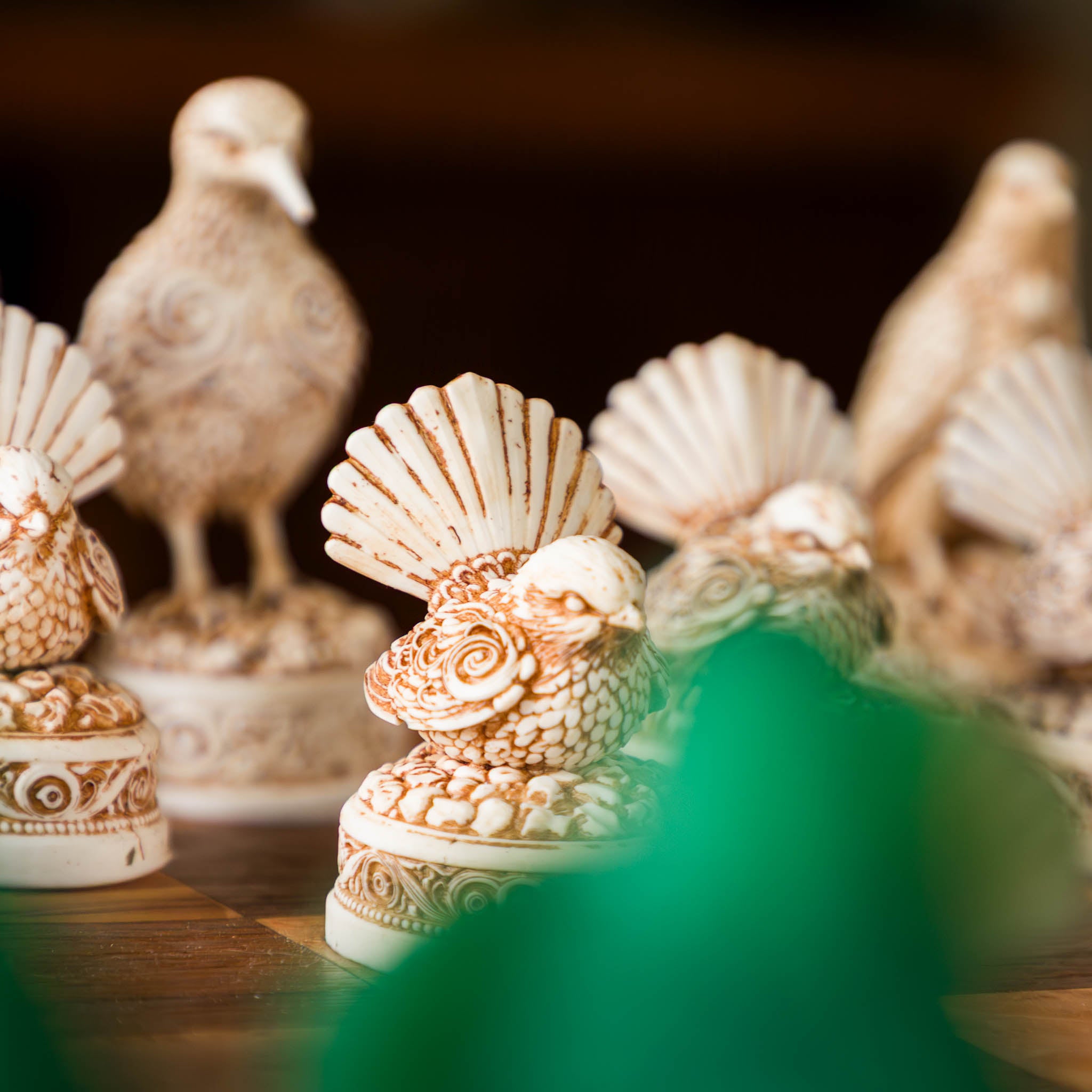 NZ Native Bird Chess Set | Collector Heirloom | Handmade in NZ | furnACE