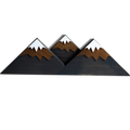 Layered Timber Mountain Range