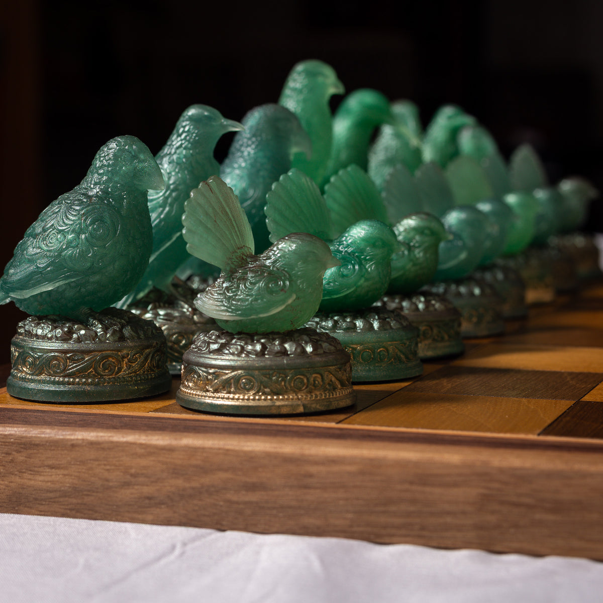 NZ Native Bird Chess Set | Handmade Collector Chess Set