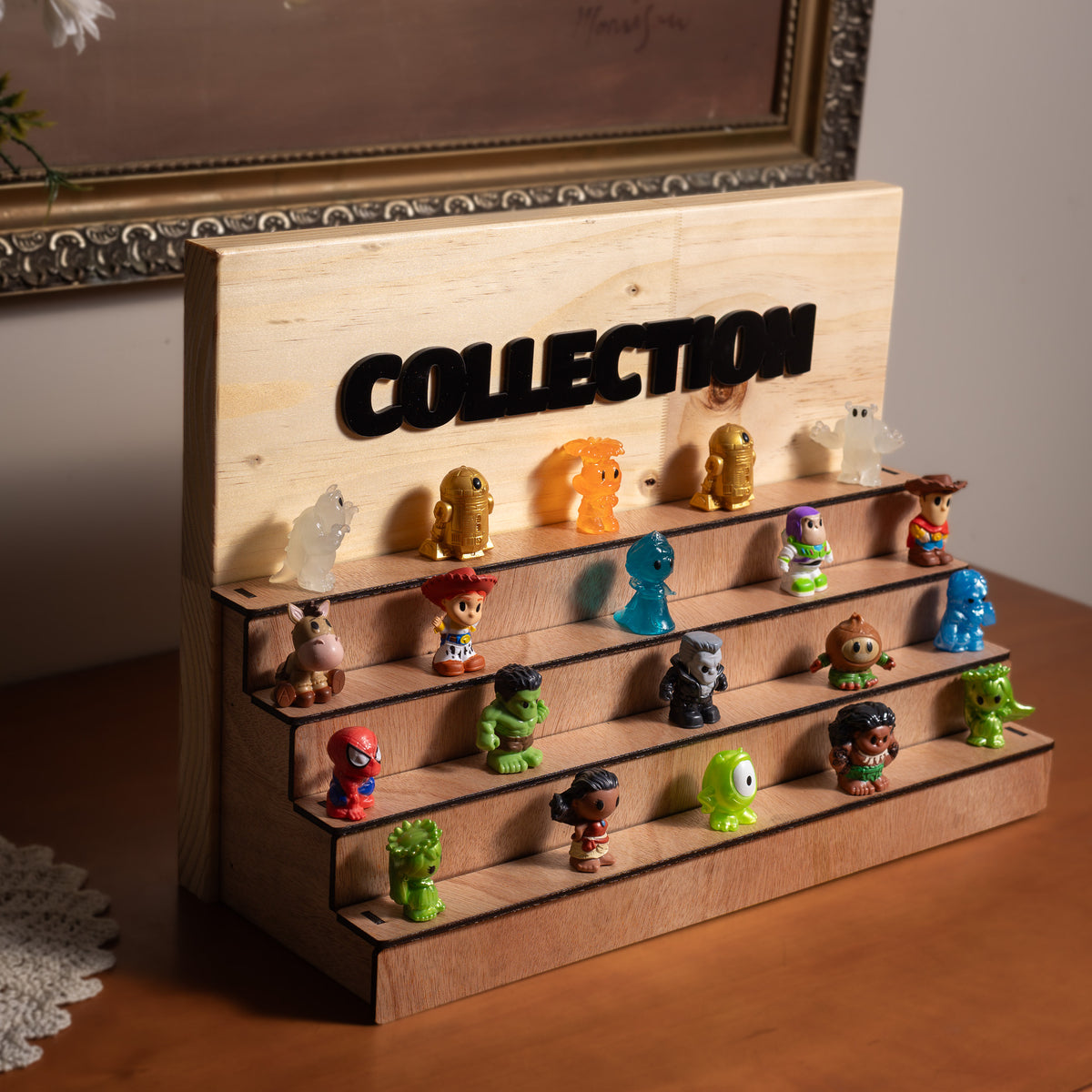 40-Figure Collectible Display Stand – Compatible with Ooshies & Mini Figures | NZ Made
