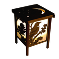 Shoji Lantern – Compact Moon & Stars