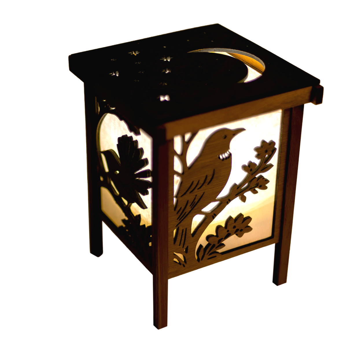 Shoji Lantern – Compact Moon & Stars