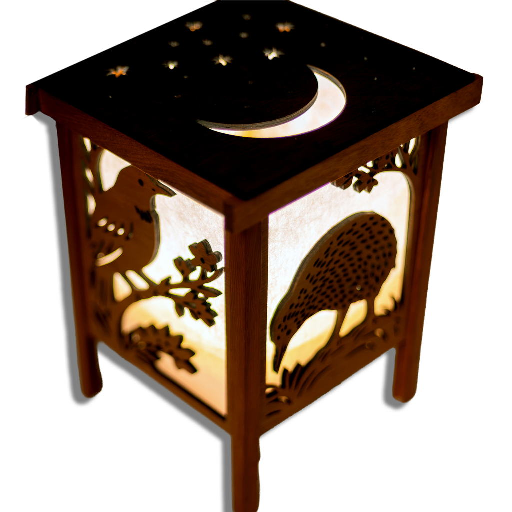 Shoji Lantern – Compact Moon & Stars