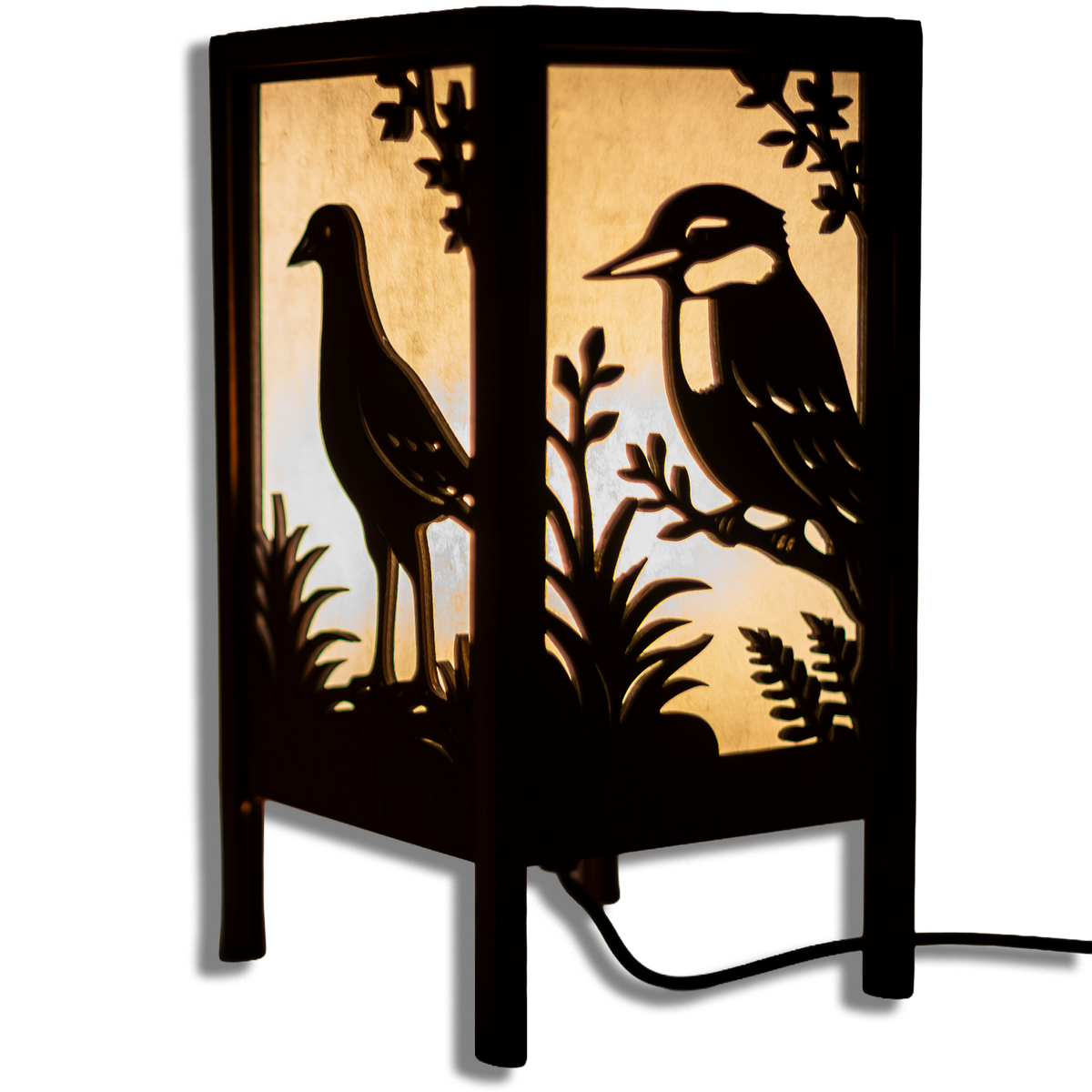 Shoji Lantern – Tall NZ Birds