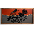 Twilight Tūī & Fantail Wall Art