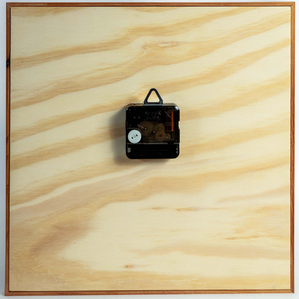 NZ Tui Wall Clock (315×315mm) | Silent Sweep | Handmade NZ Timber | furnACE