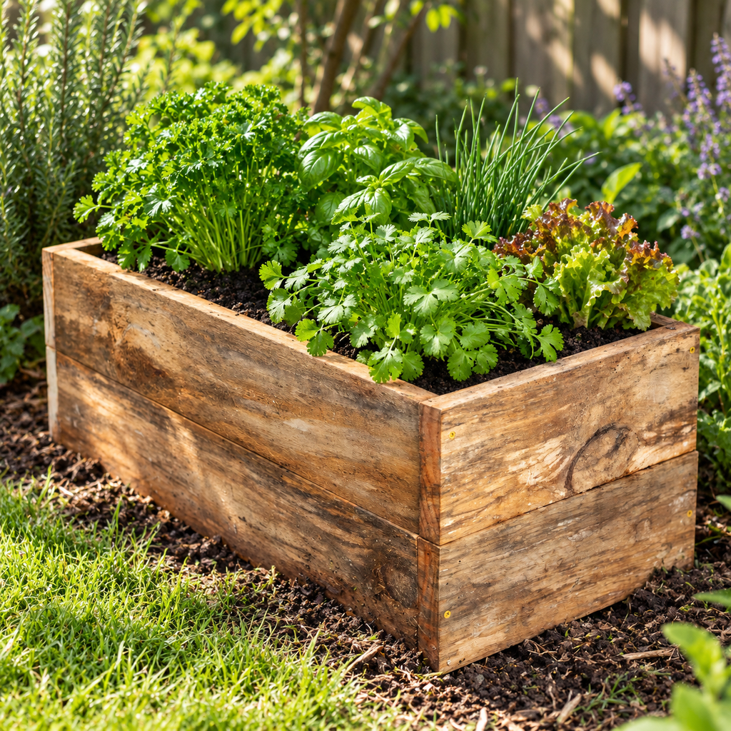 furnACE Rustic Raised Garden Bed – Untreated Pine | 700mm